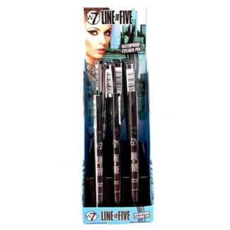 W7 Line To Five Felt Eyeliner Pen Display - Black (12pcs)