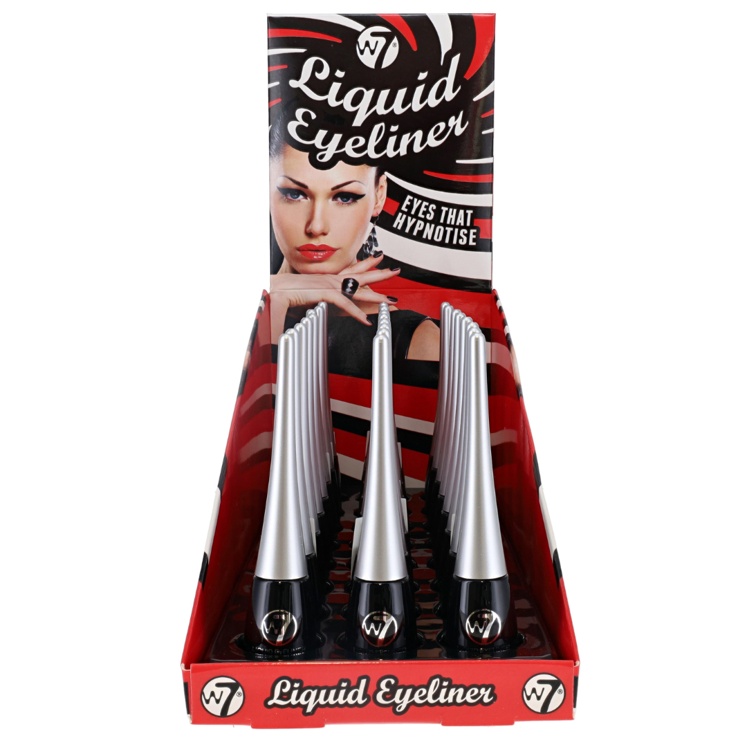 W7 Liquid Eyeliner Display (24pc)