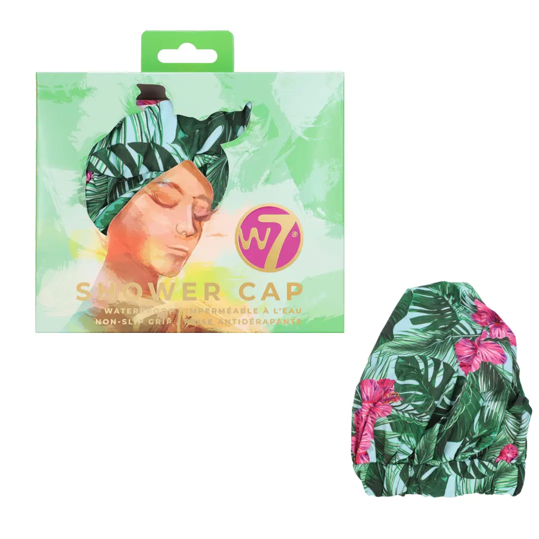 W7 Shower Cap - Green (6pc)