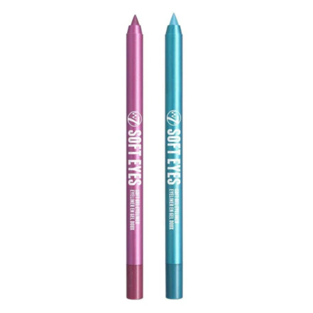 W7 Soft Eyes Gel Eyeliner Pencils (3pcs) (Options)