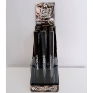 W7 Twist and Shape Combi Eye Brow Pencil - Dark Brown (24pcs)