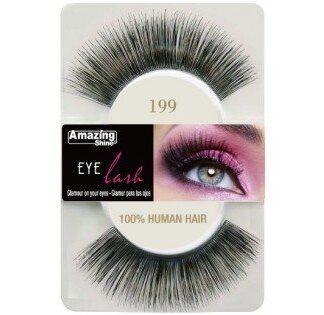 Amazing Shine Human Hair Eyelashes (1pc) (Options) - 199, 1pc