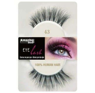 Amazing Shine Human Hair Eyelashes (12pk)