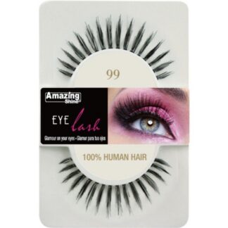 Amazing Shine Human Hair Eyelashes (1pc) (Options) - 99, 1pc